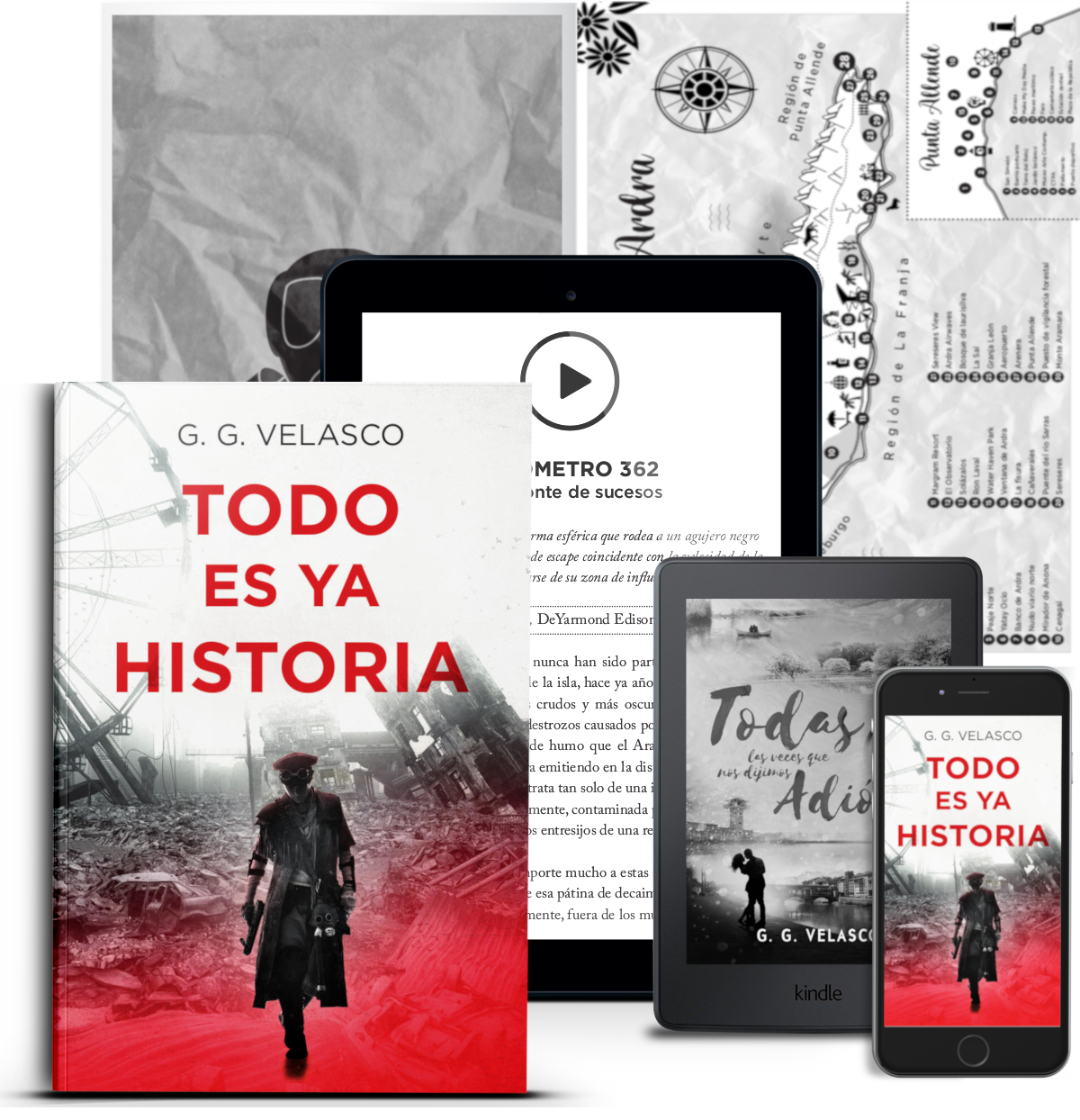 Todo es ya historia, la última novela del escritor independiente nominado a los premios Amazon, G. G. Velasco